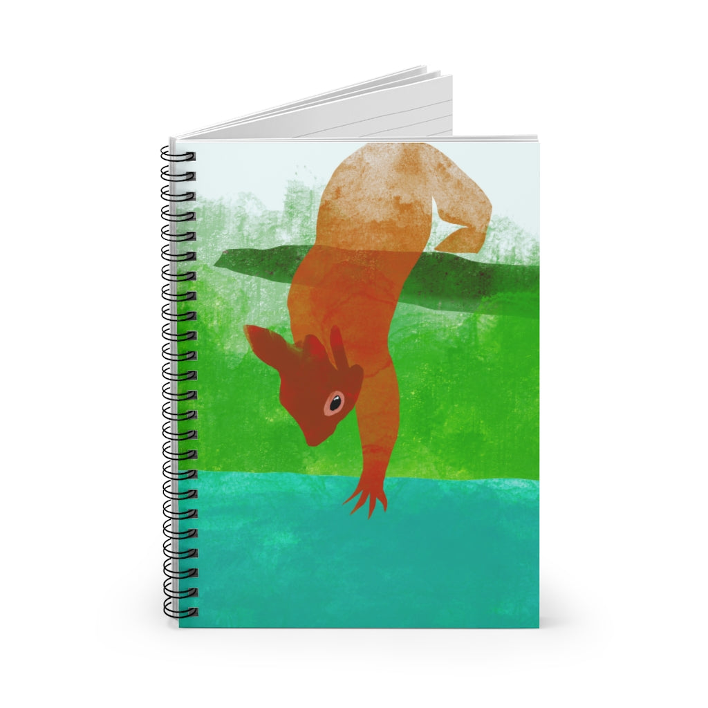 Squirrel Spiral Notebook - Ruled Line