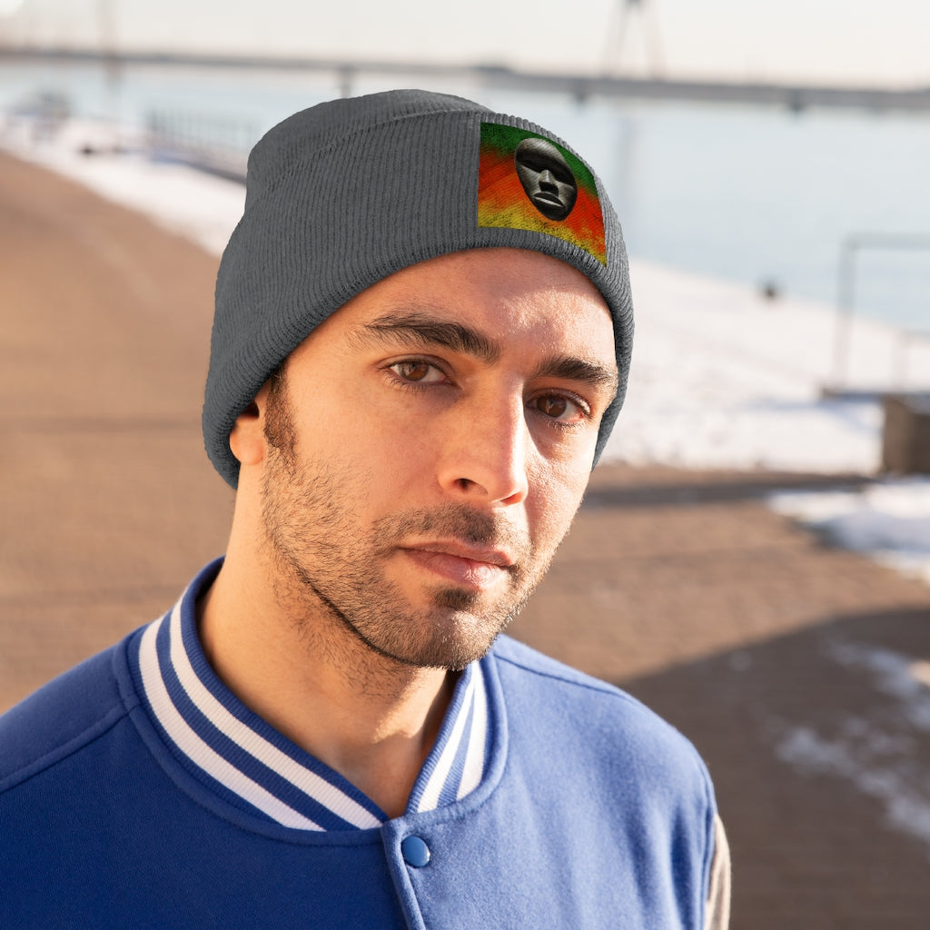 African Mask - Knit Beanie