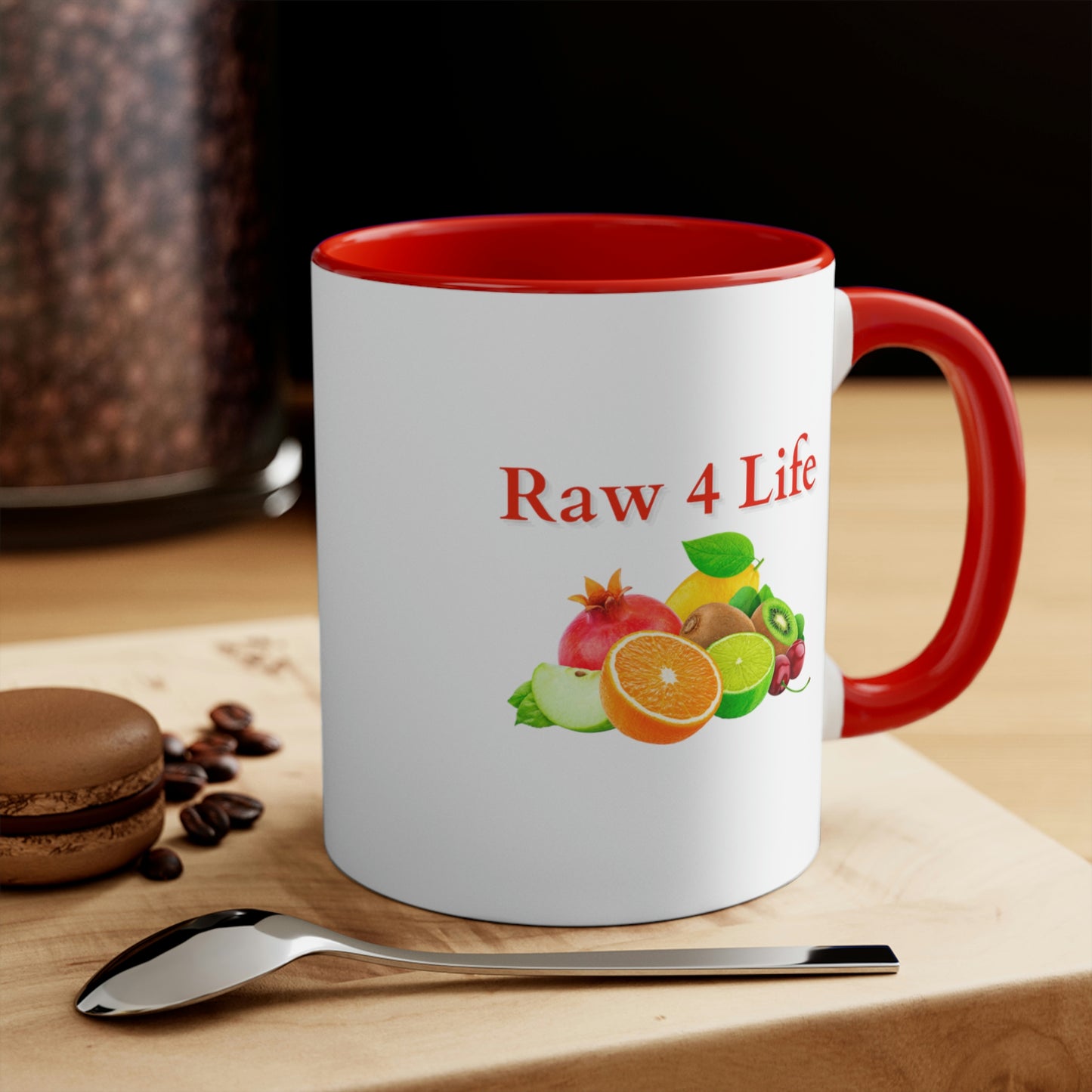 Raw 4 Life Accent Mug