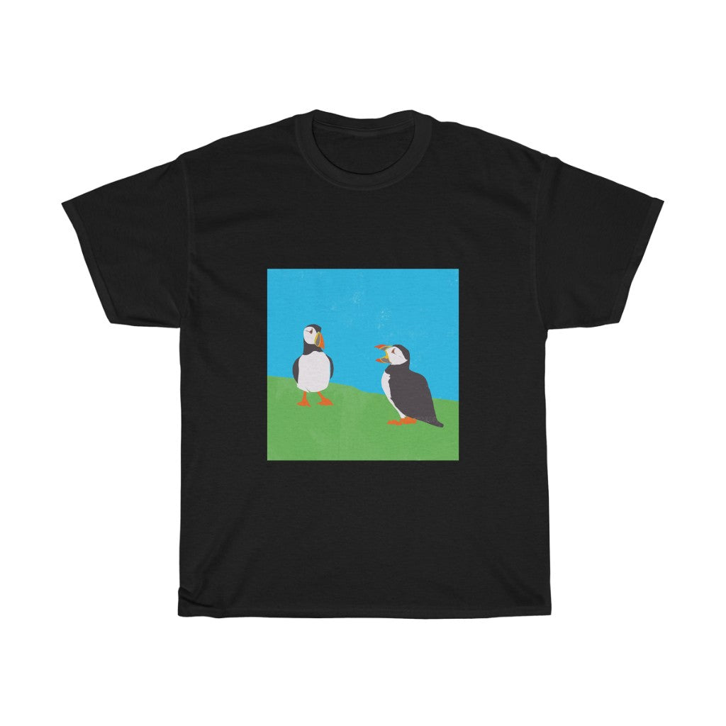 Puffins Shirt - Unisex Heavy Cotton Tee
