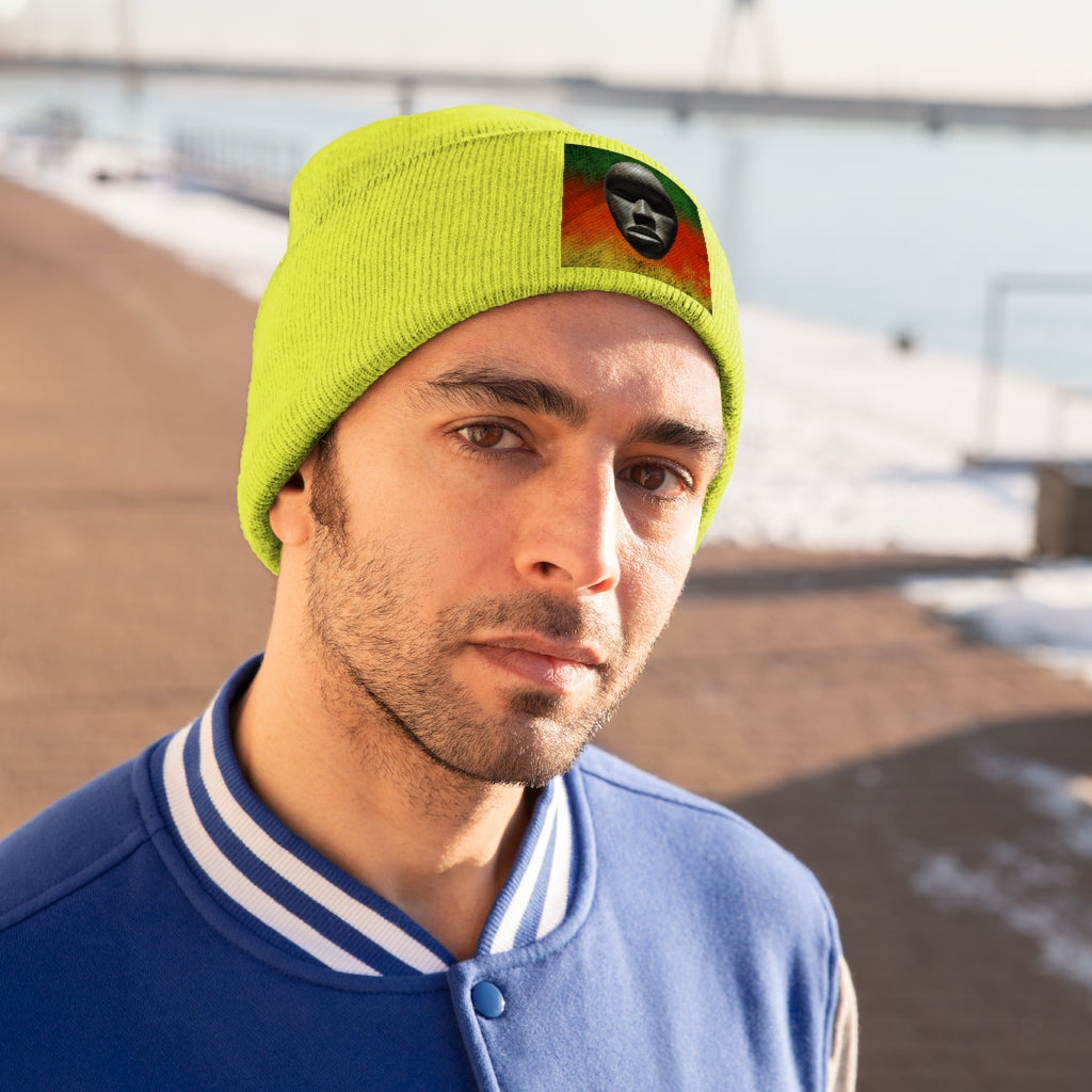African Mask - Knit Beanie