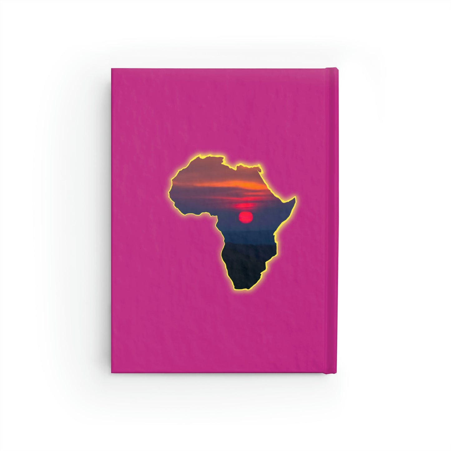 AFRICA Journal Hardcover - Ruled Line - Pink Cover