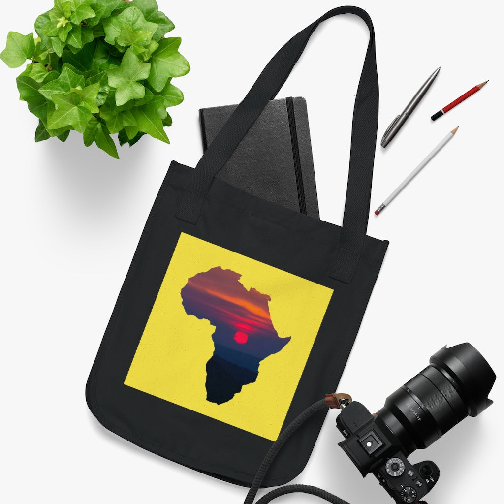Organic Canvas Tote Bag - Africa
