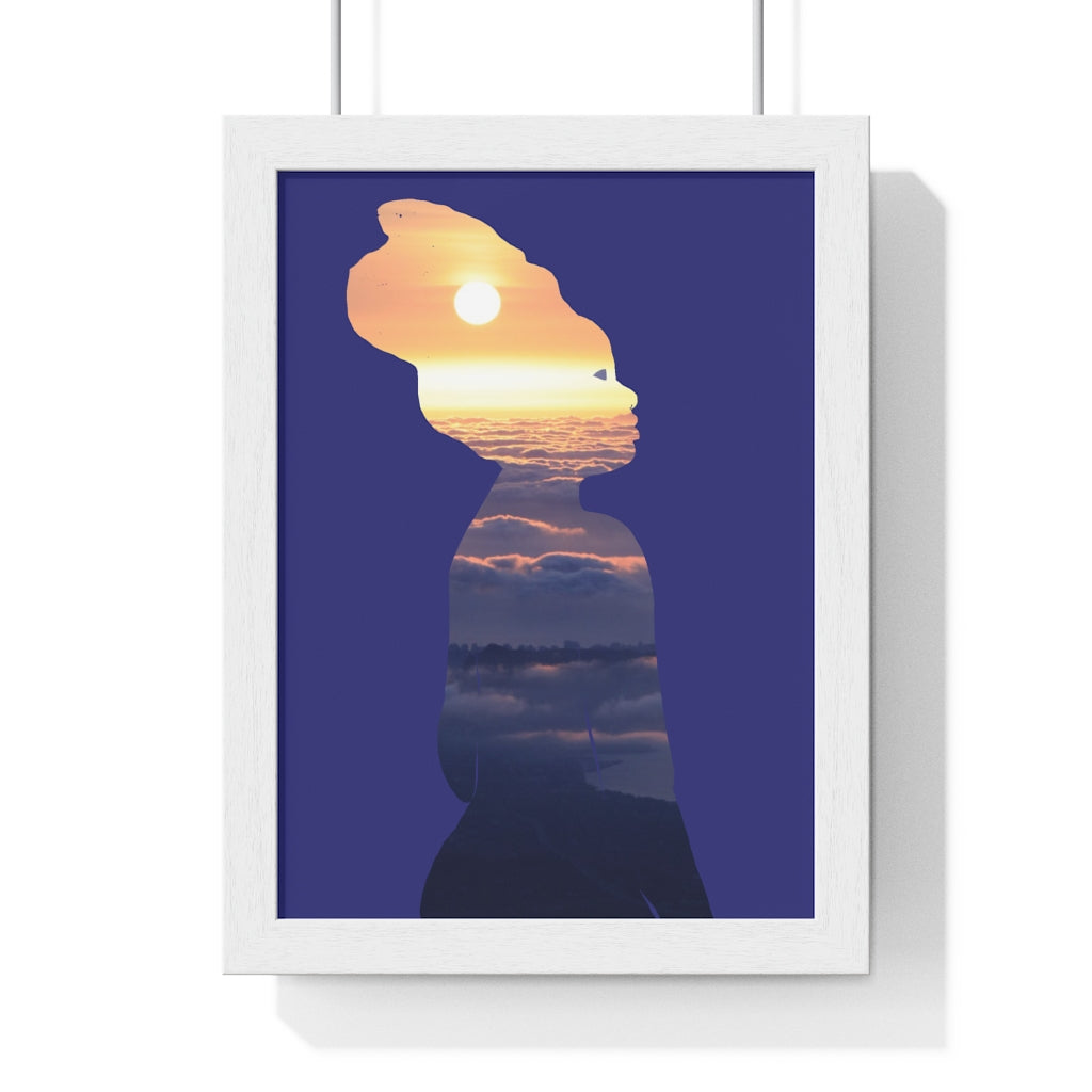 African Design - Premium Framed Vertical Poster