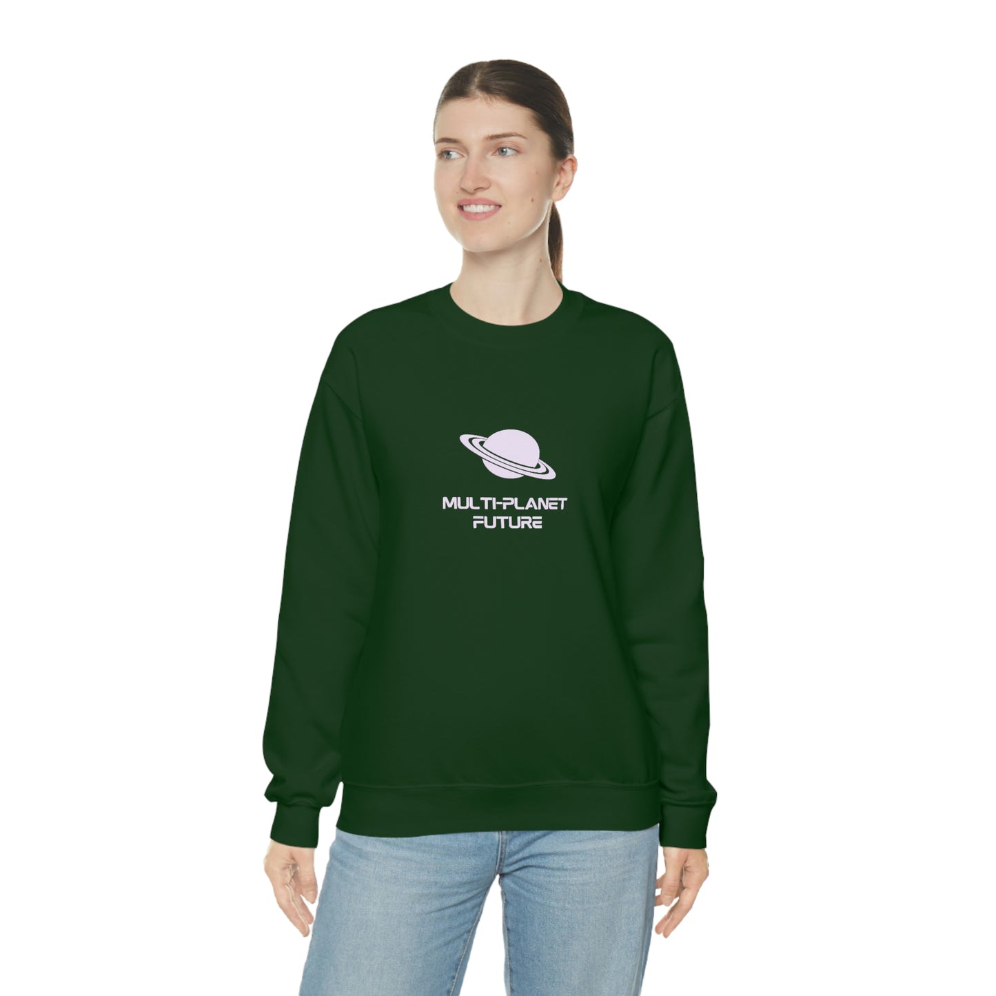 MULTI-PLANET FUTURE - Unisex Heavy Blend™ Crewneck Sweatshirt