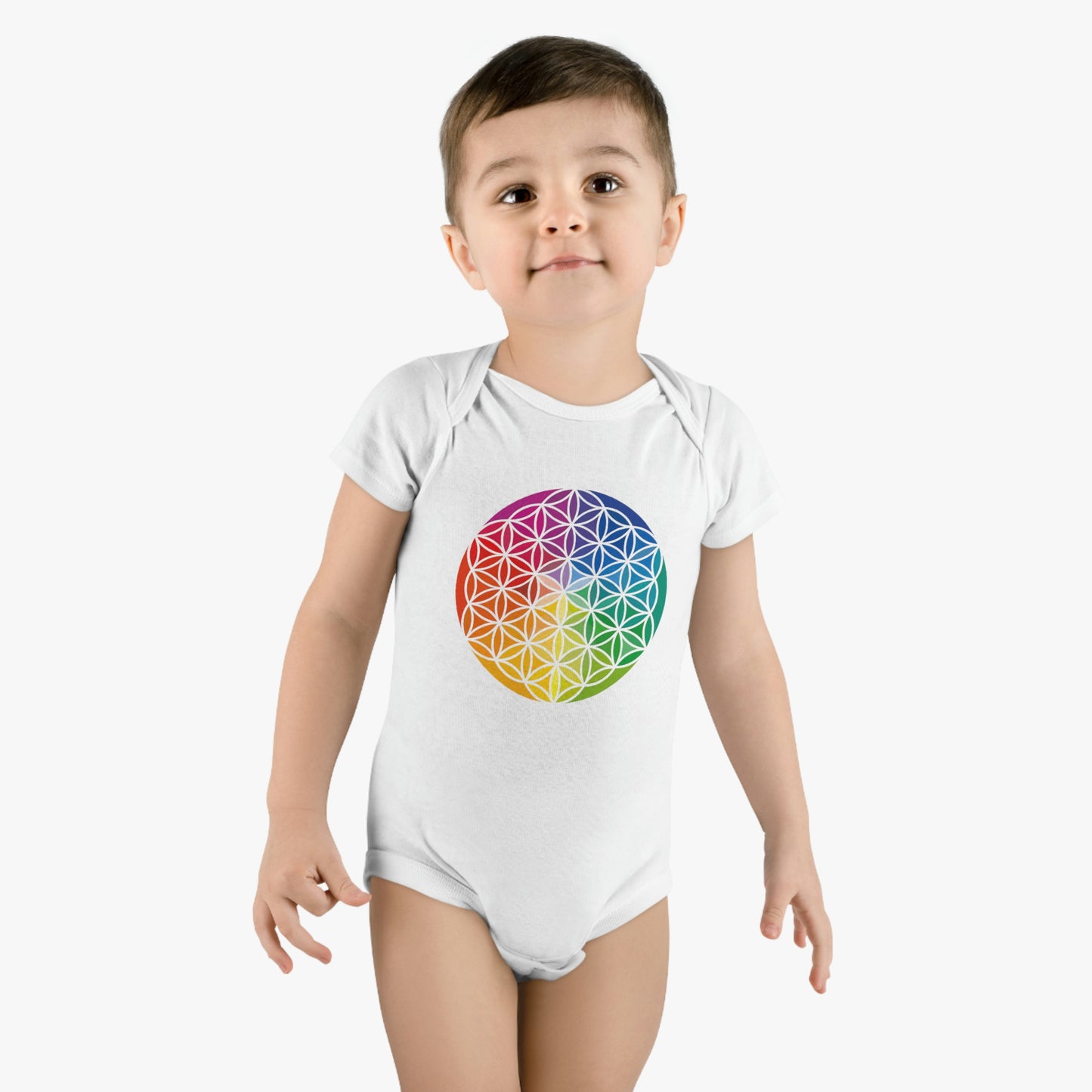 Onesie® Organic Baby Bodysuit - Flower of Life