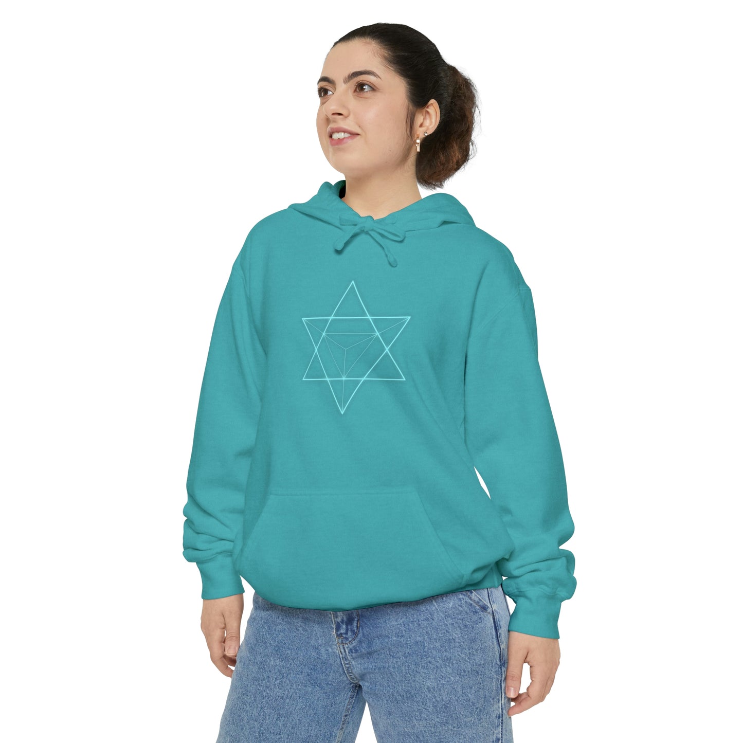 Sacred Geometry - Unisex Garment-Dyed Hoodie