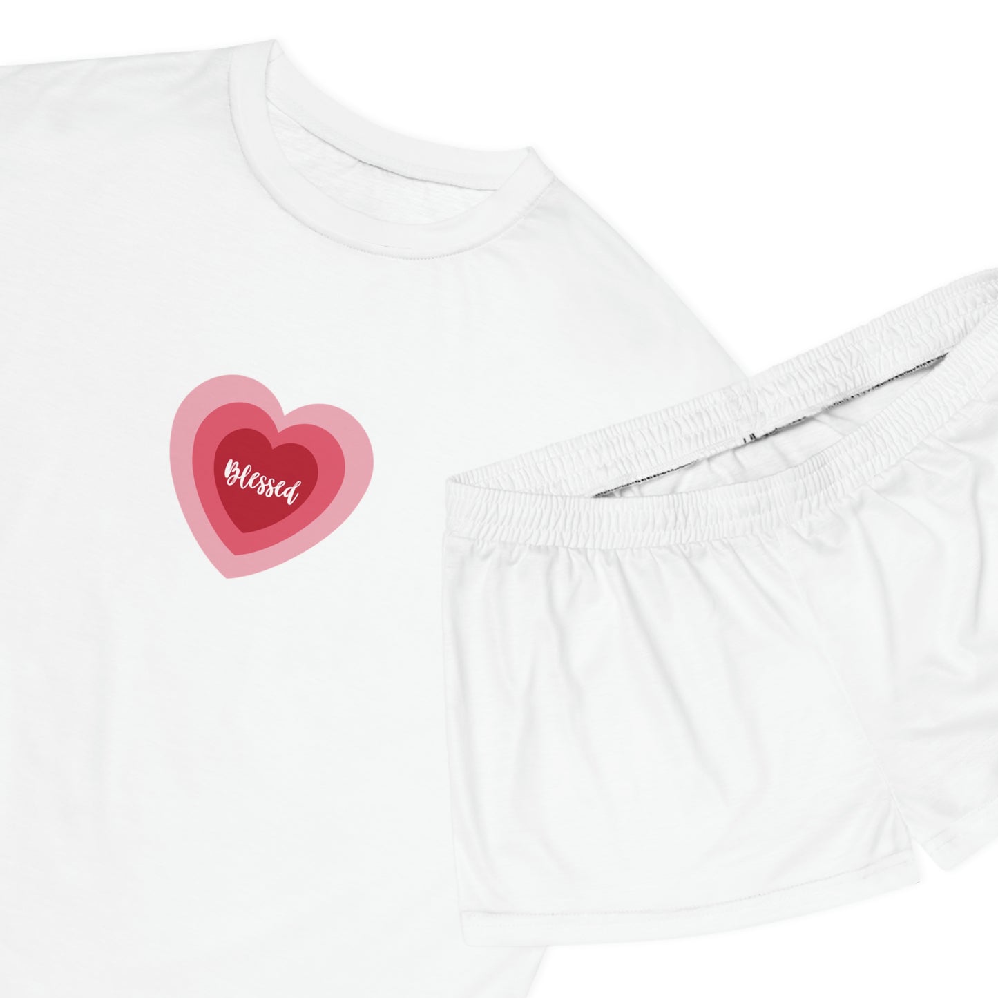 Blessed Heart - Women's Short Pajama Set