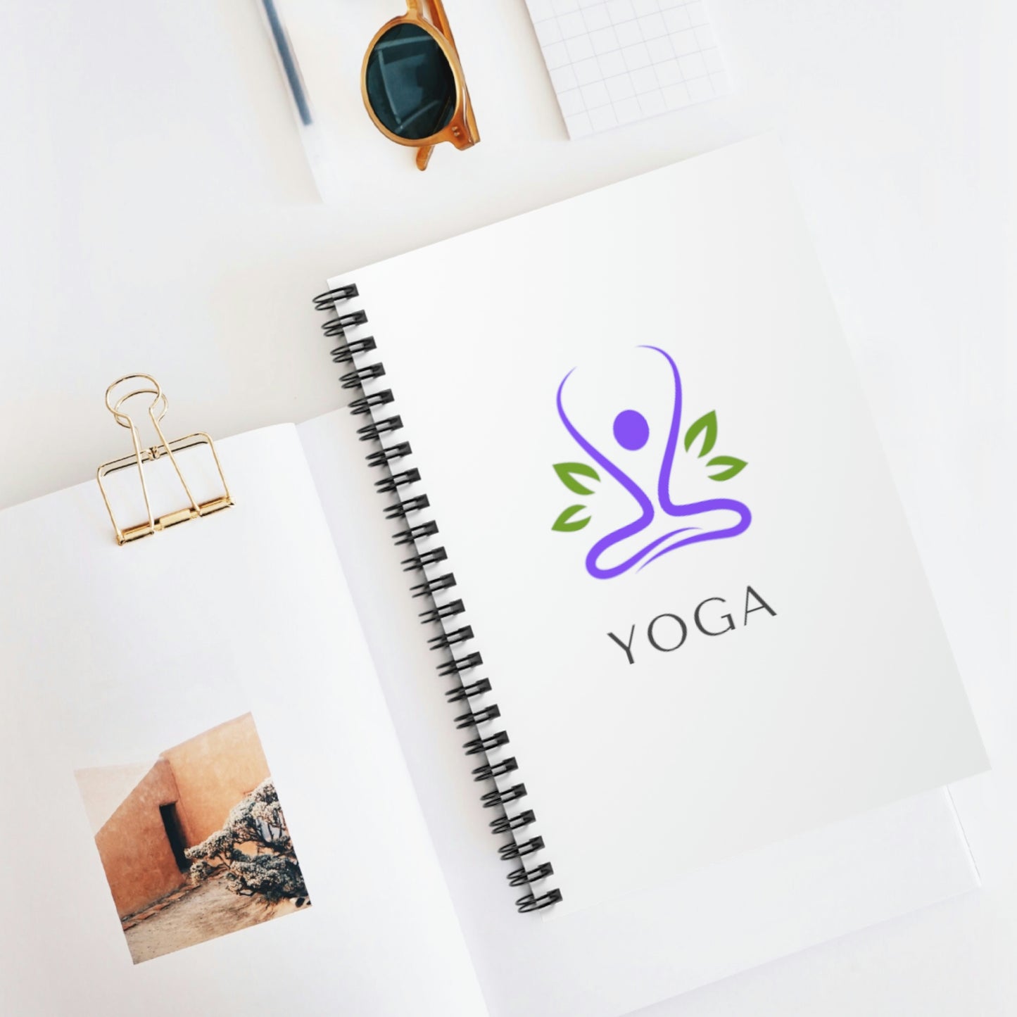 YOGA - Spiral Notebook - Ruled Line