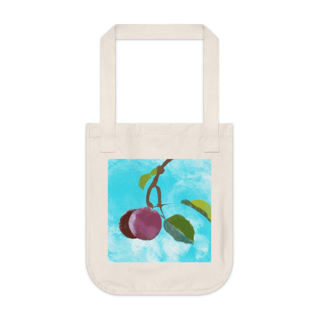 Plums - Organic Canvas Tote Bag