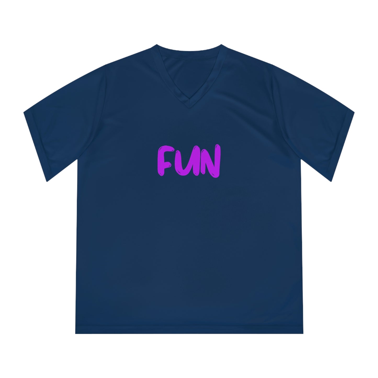 Women's Performance V-Neck T-Shirt - FUN