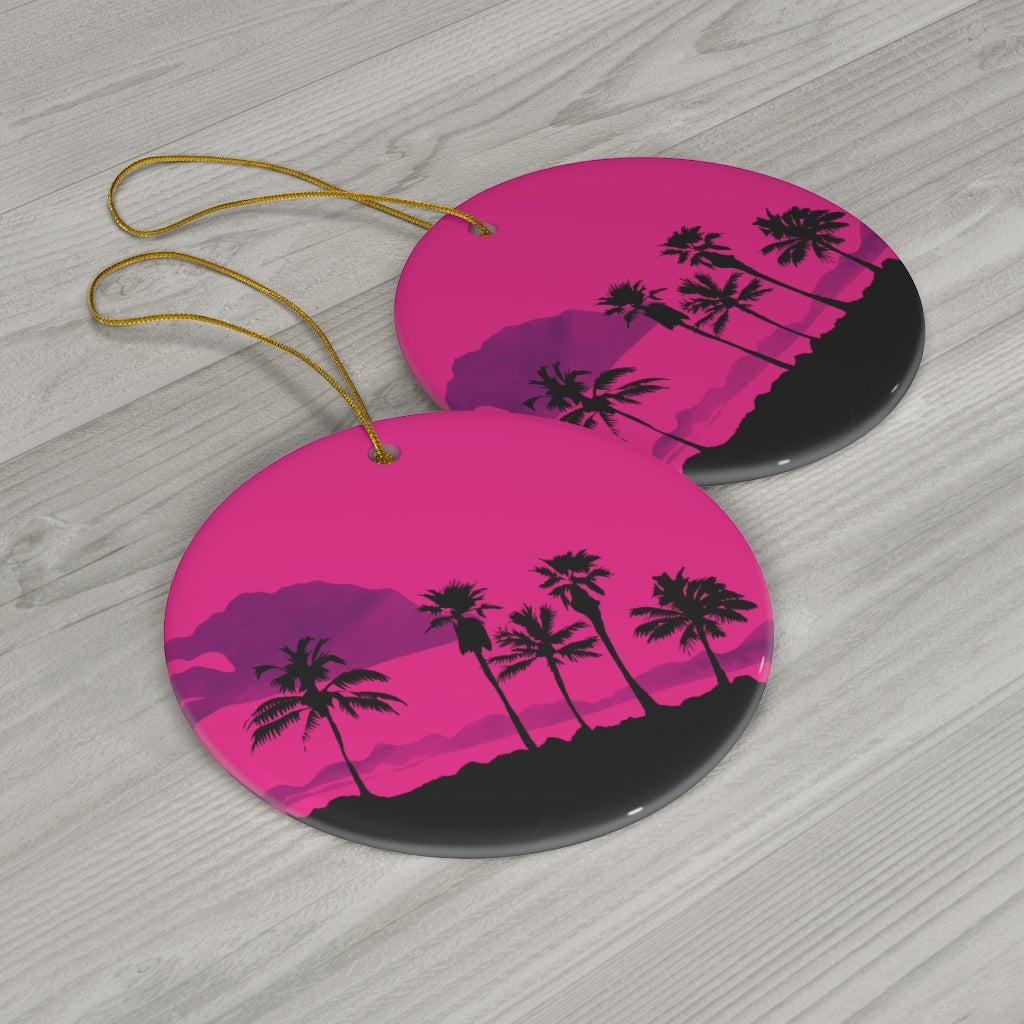 Palm Trees - Ceramic Ornaments
