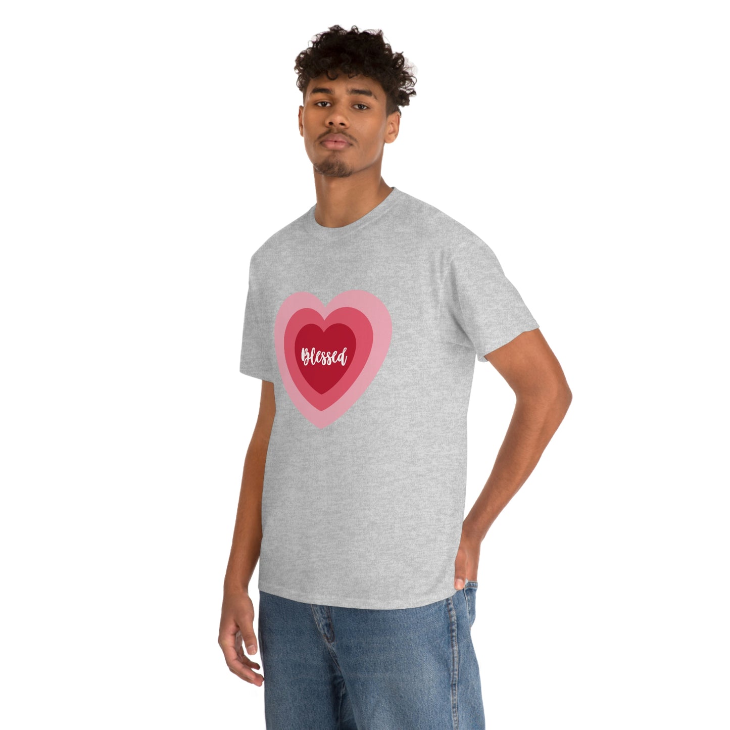 Blessed Heart - Unisex Heavy Cotton Tee