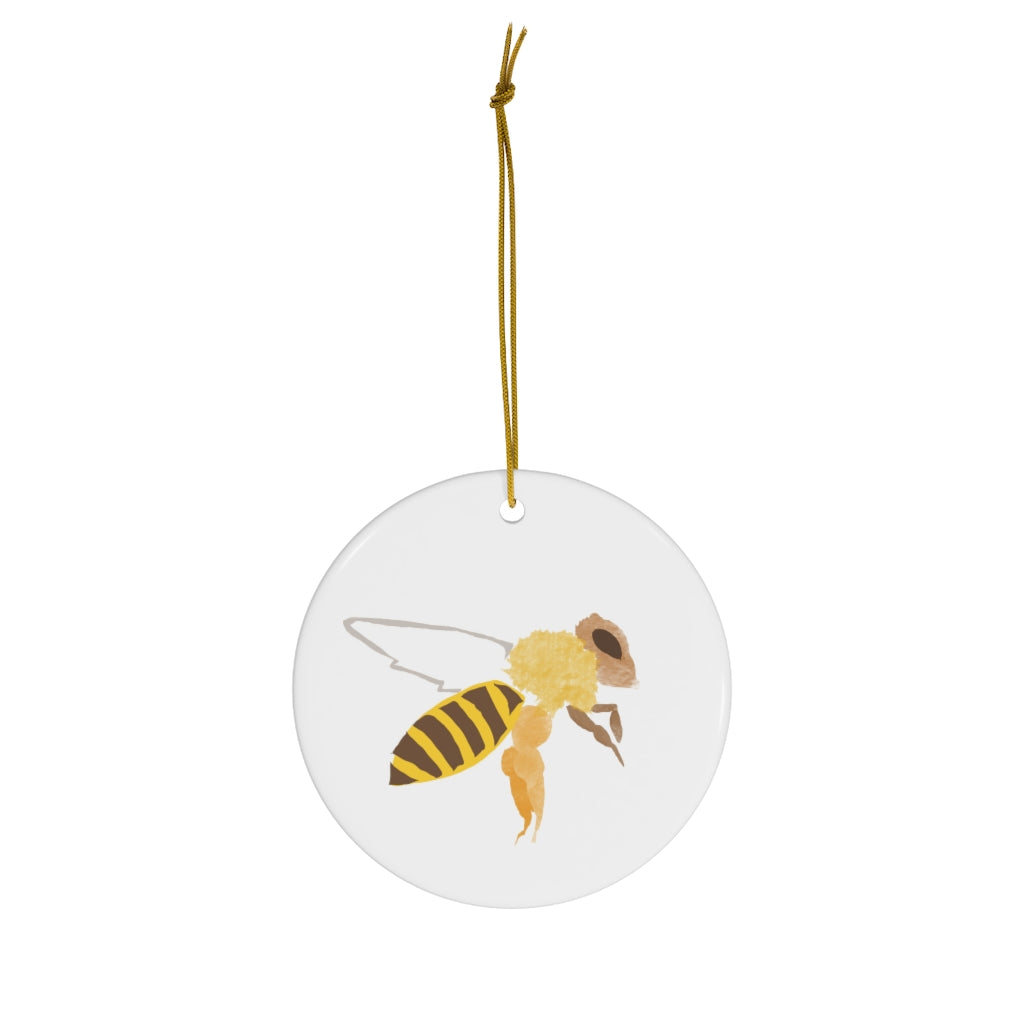 Yellow Jacket Bee - Ceramic Ornaments