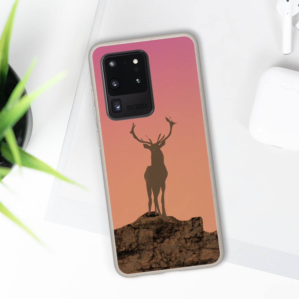 Biodegradable Case - Deer Silhouette