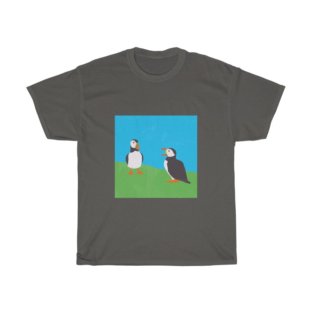 Puffins Shirt - Unisex Heavy Cotton Tee