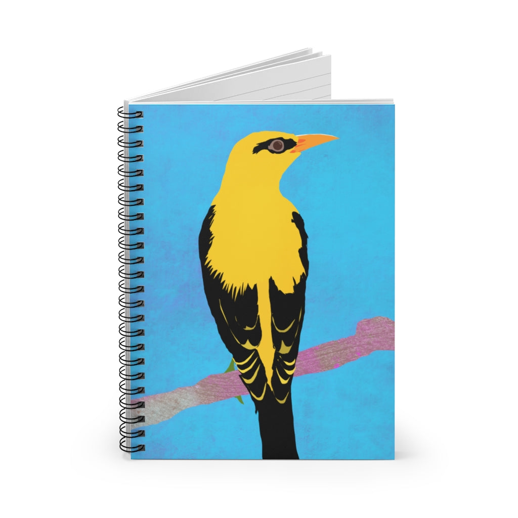 Bird Design - Spiral Notebook - Ruled Line