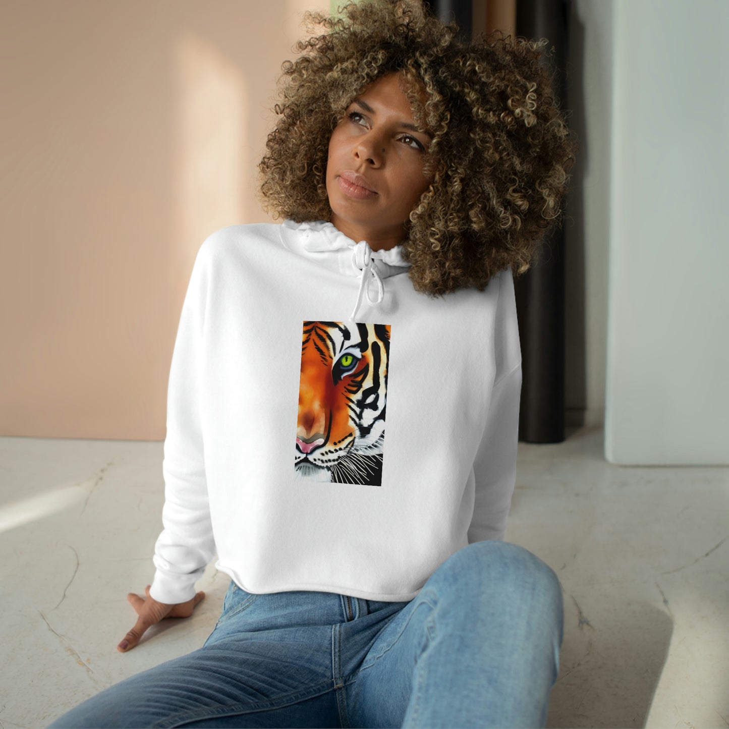 TIGER - Women’s Crop Hoodie