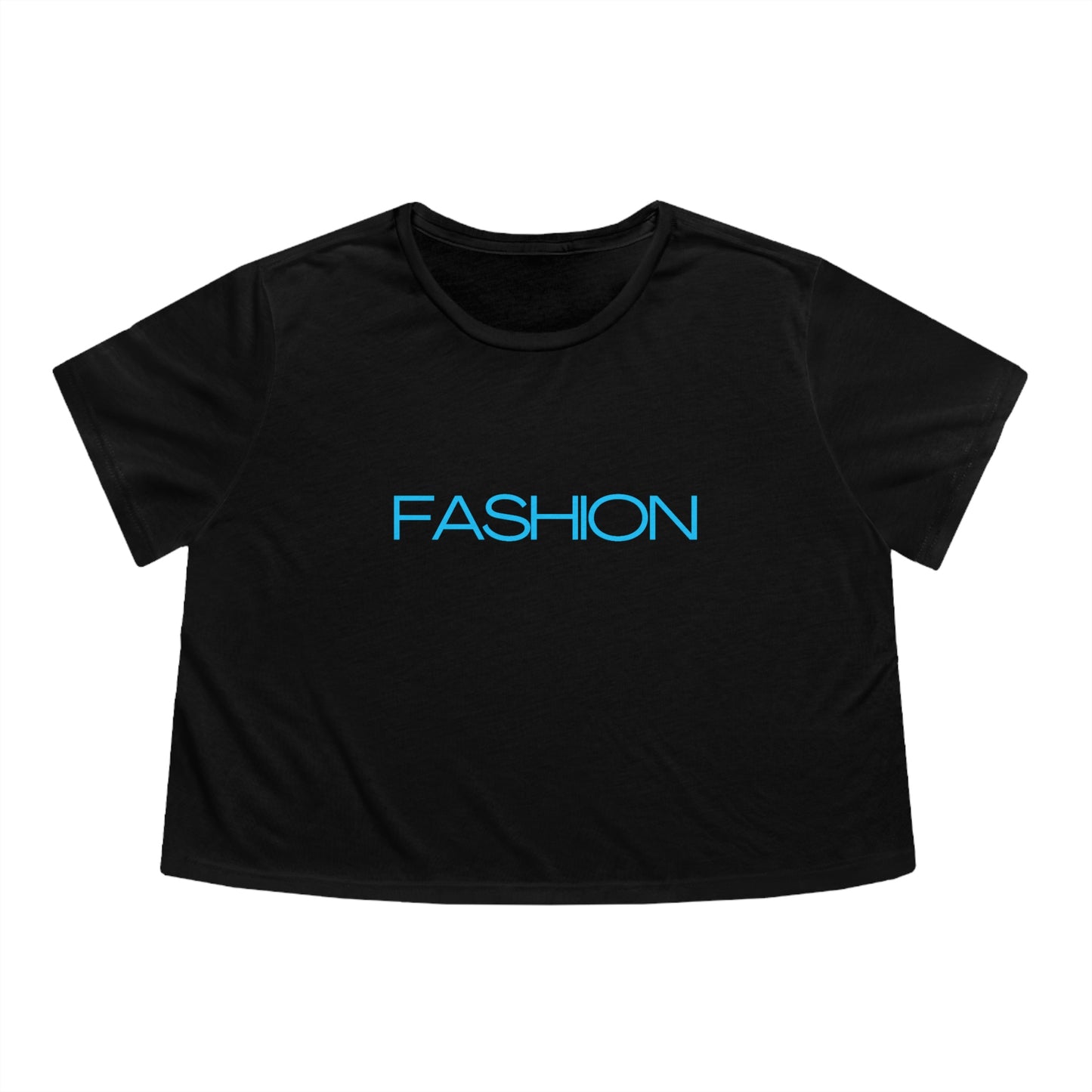 Women's Flowy Cropped Tee - FASHION