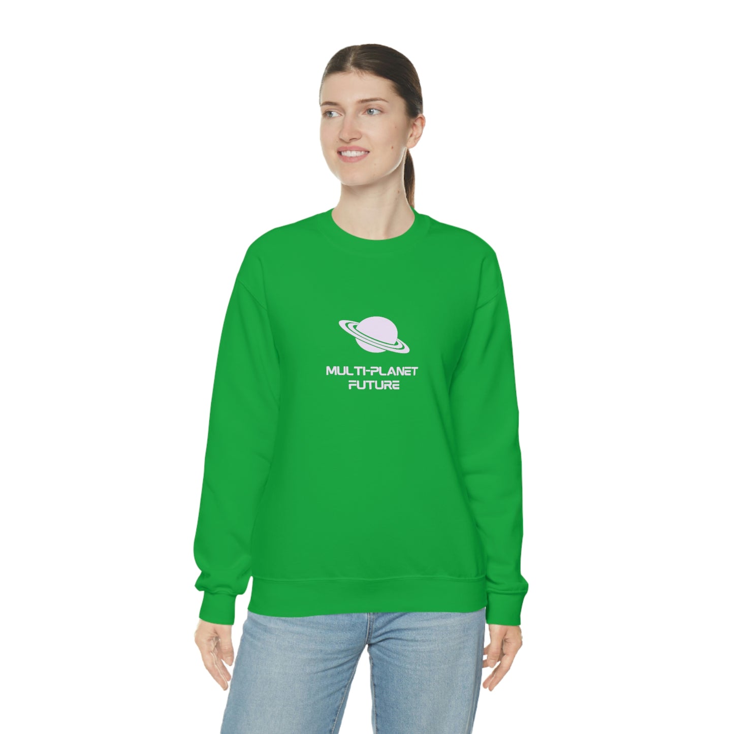 MULTI-PLANET FUTURE - Unisex Heavy Blend™ Crewneck Sweatshirt