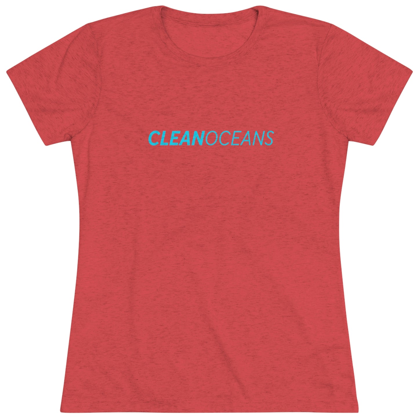 Women's Triblend Tee - CleanOceans