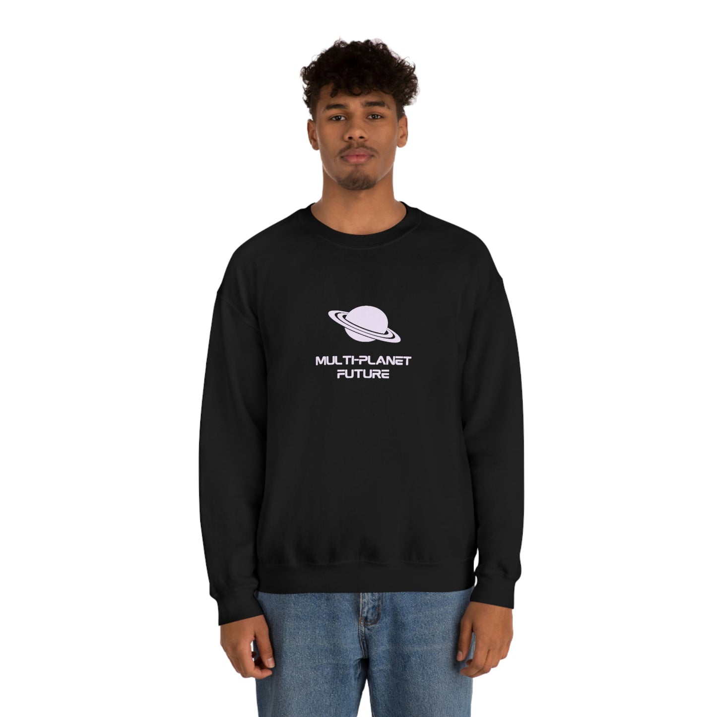 MULTI-PLANET FUTURE - Unisex Heavy Blend™ Crewneck Sweatshirt