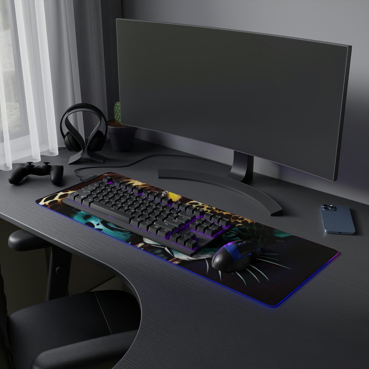 LED Gaming Mouse Pad - JAGUAR
