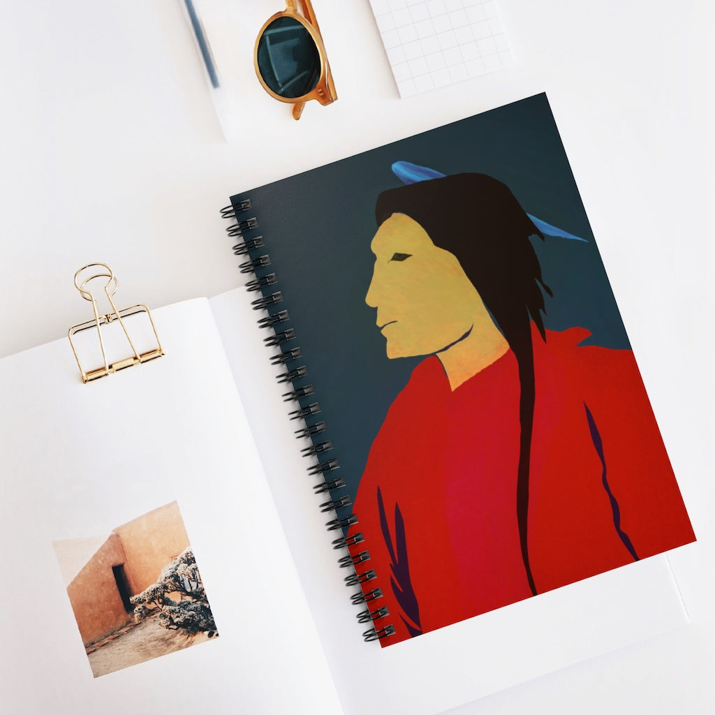 Spiral Notebook - Ruled Line - Indigenous 2