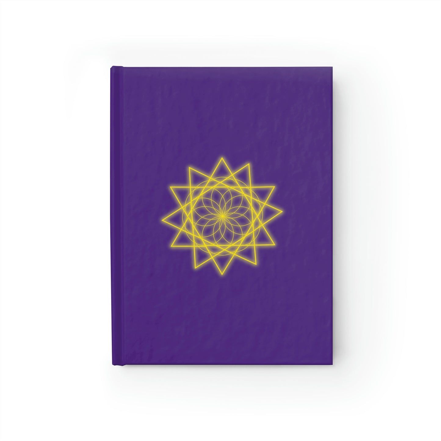 Sacred Geometry - Journal - Ruled Line - Purple Cover