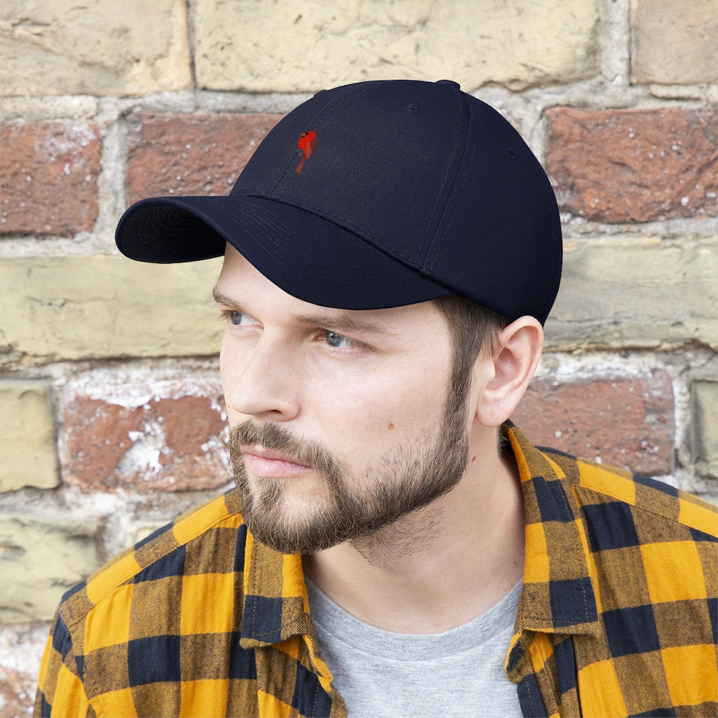 Unisex Twill Hat - Cardinal