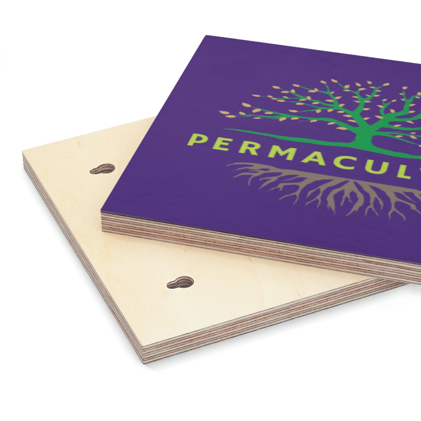 Wood Canvas - Permaculture - Purple