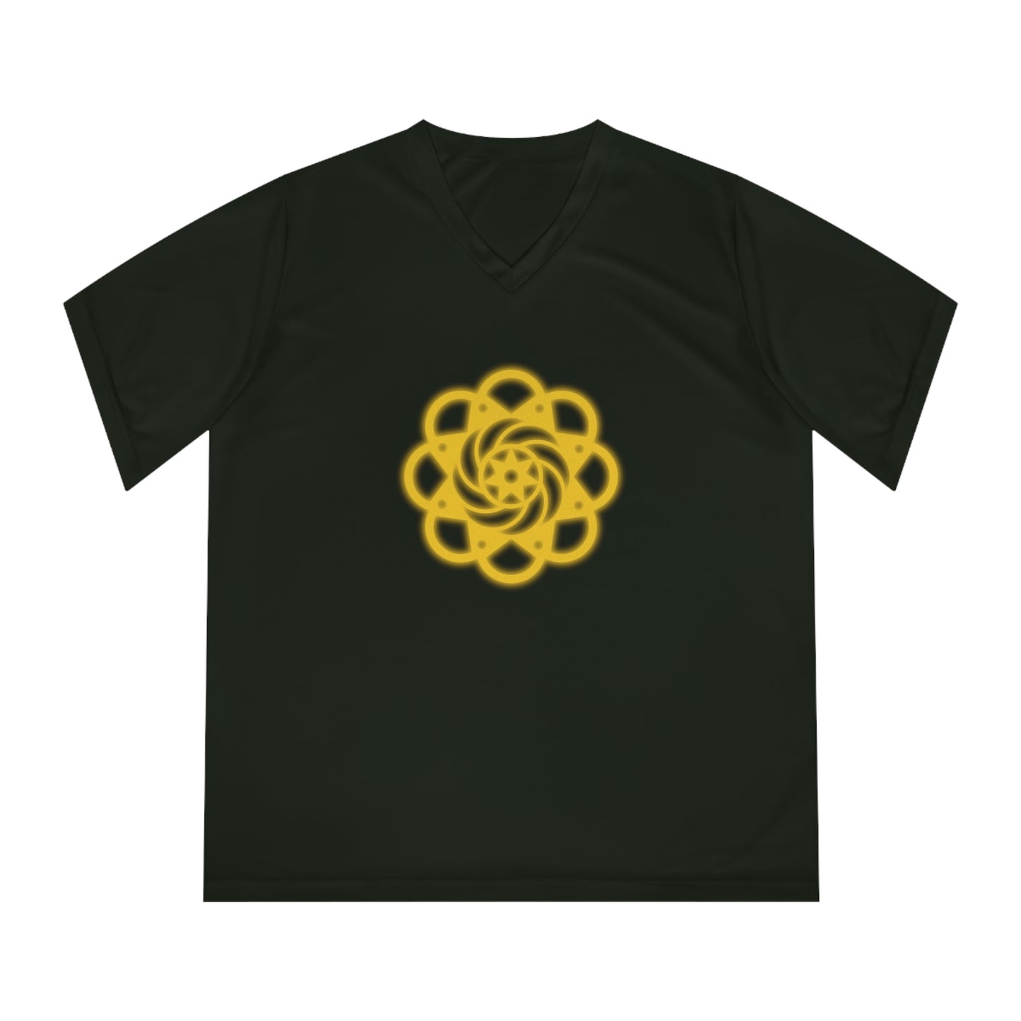 Women's Performance V-Neck T-Shirt - Sacred Geometry
