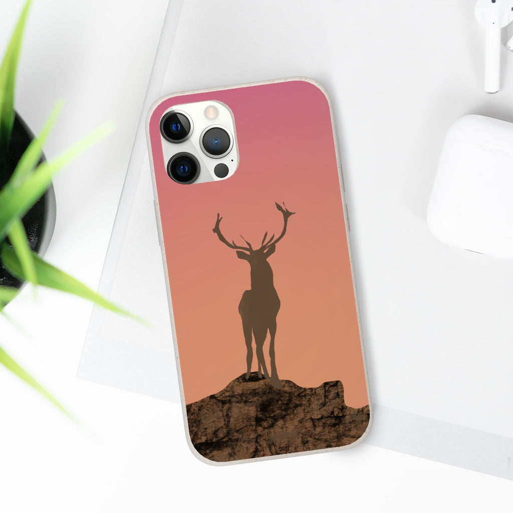 Biodegradable Case - Deer Silhouette