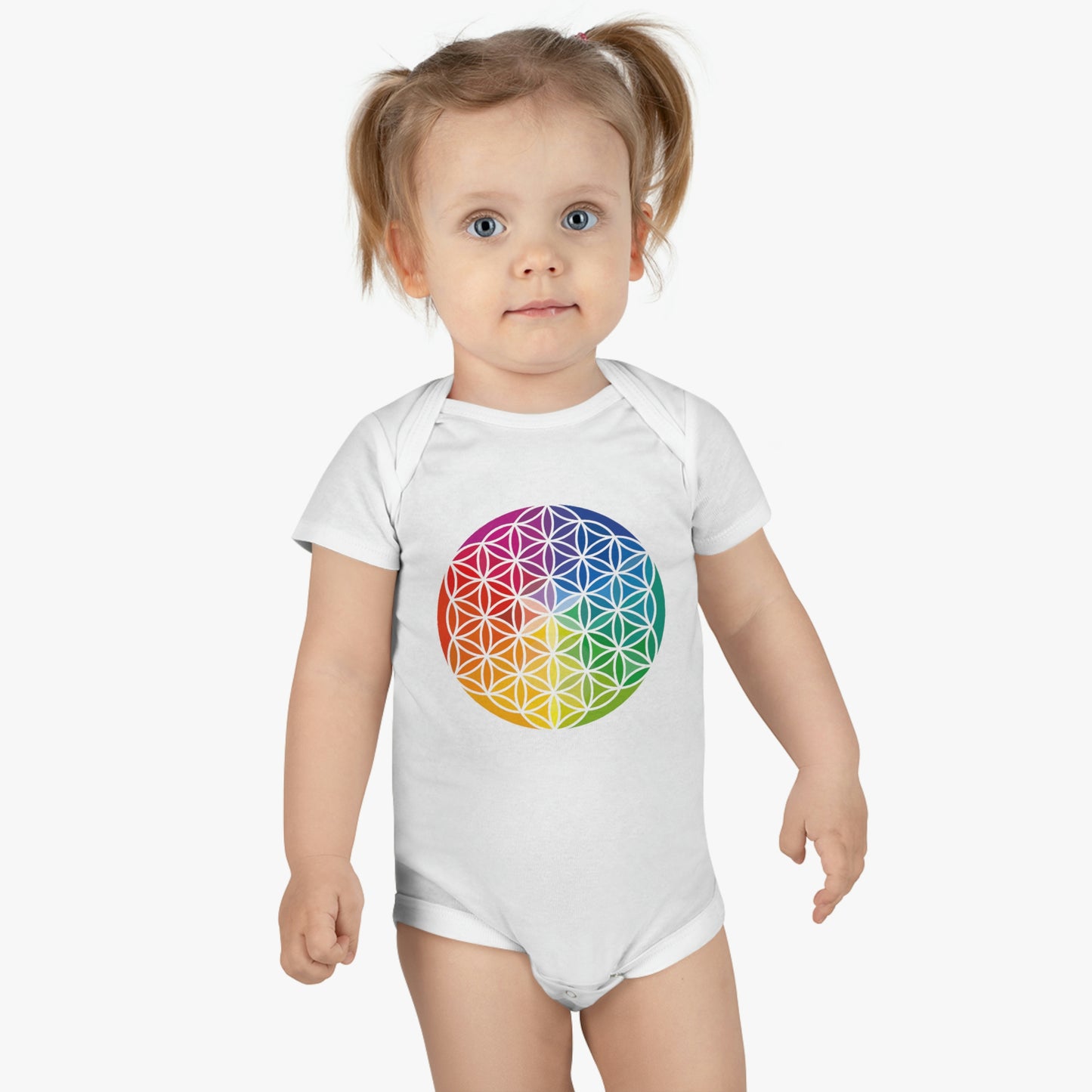 Onesie® Organic Baby Bodysuit - Flower of Life