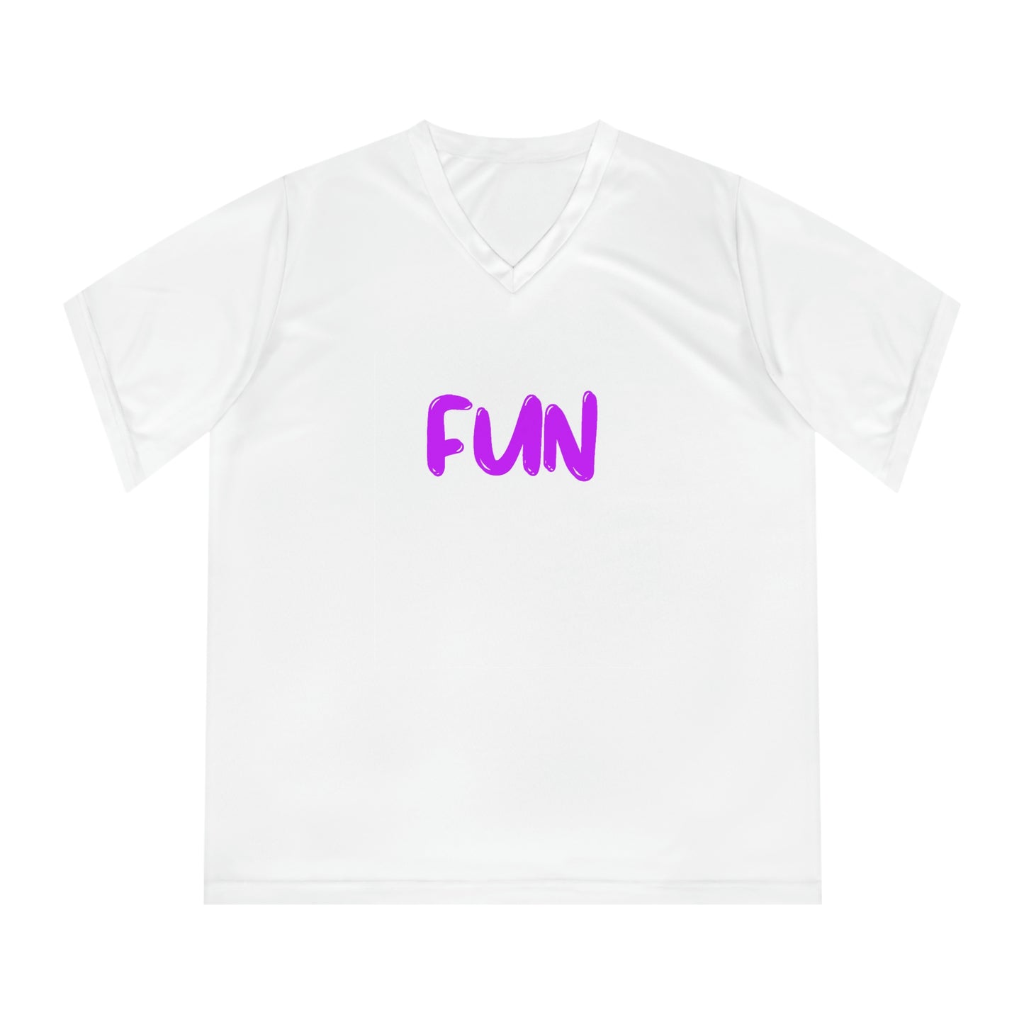 Women's Performance V-Neck T-Shirt - FUN