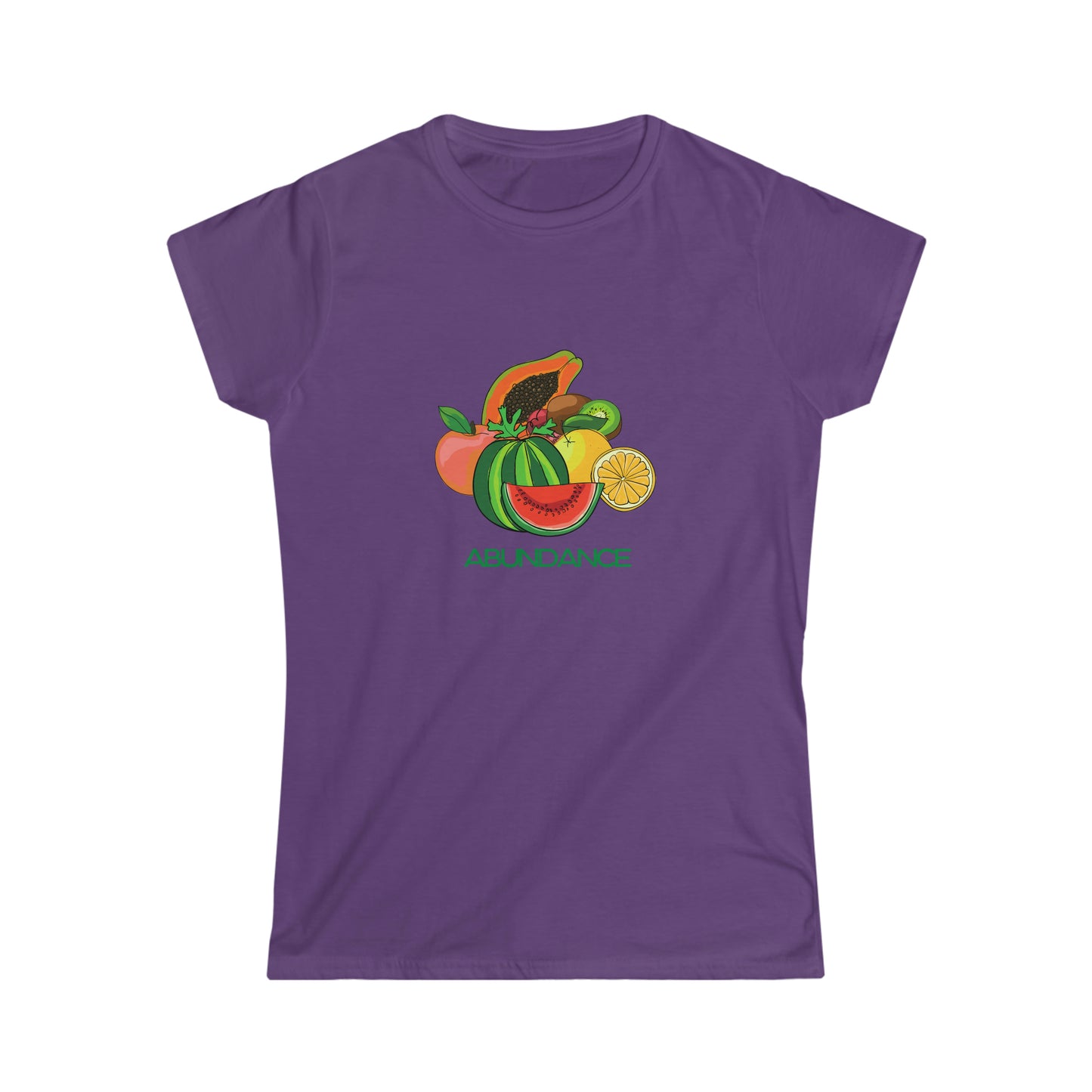 Women's Softstyle Tee - ABUNDANCE