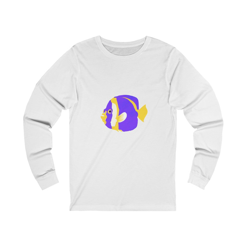 Unisex Jersey Long Sleeve Tee - Fish