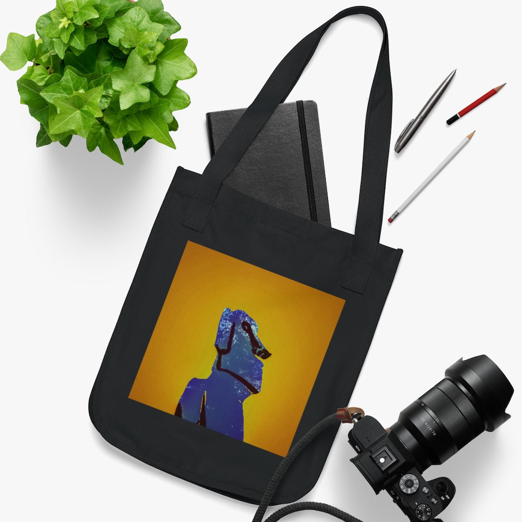 Organic Canvas Tote Bag - Easter Island