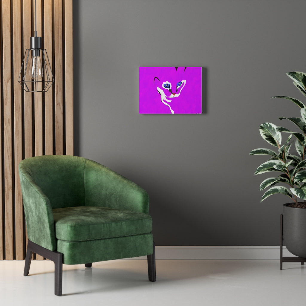 Cat Design - Fuschia Canvas Gallery Wraps