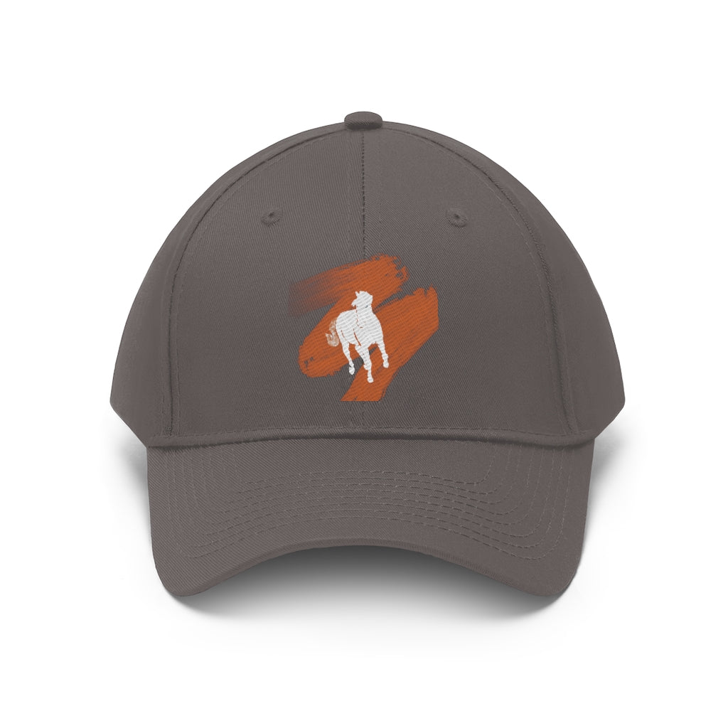 Unisex Twill Hat - Running Horse