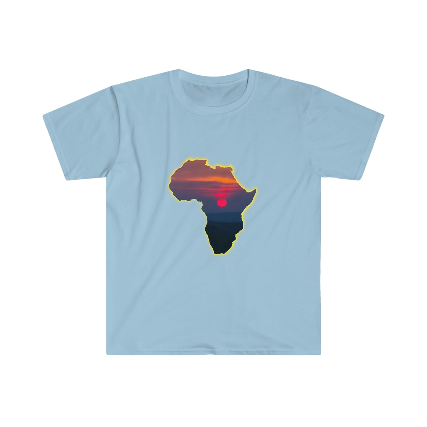 AFRICA - Men's Fitted Short Sleeve Tee
