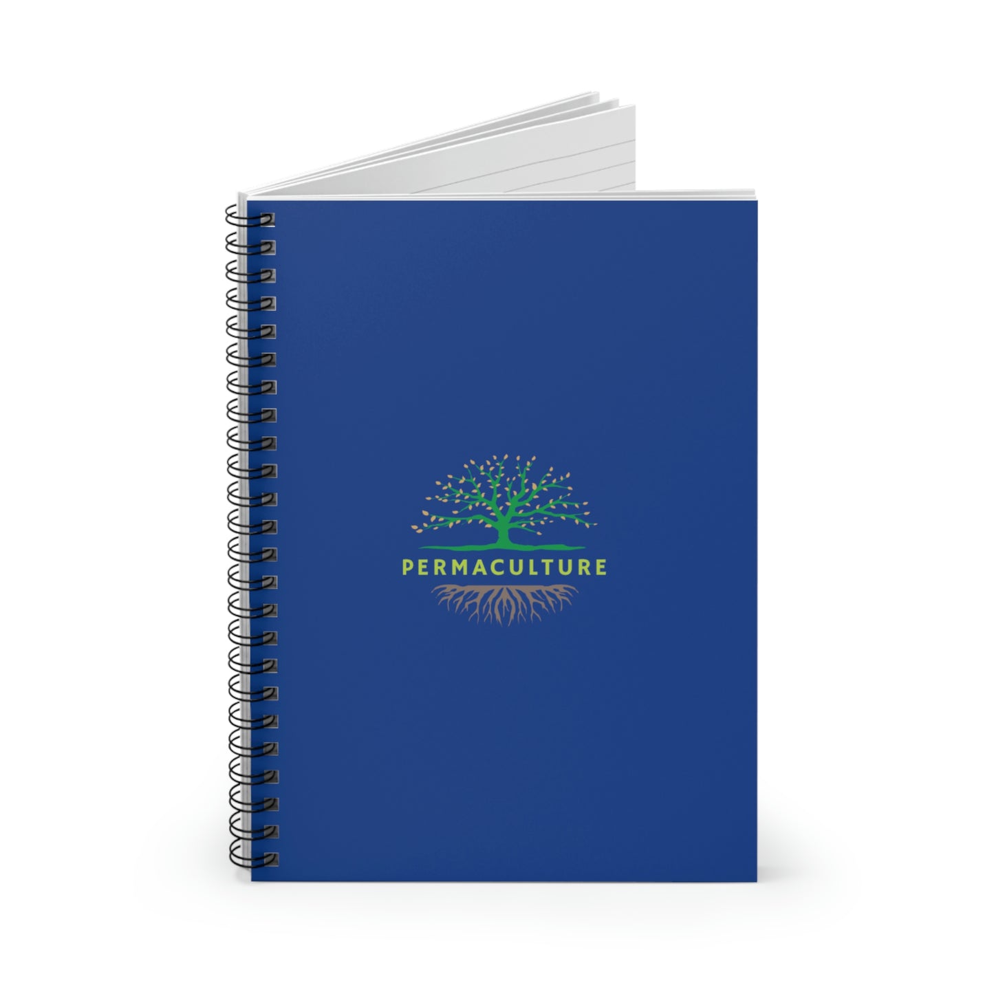 Permaculture - Spiral Notebook - Ruled Line - Blue Cover