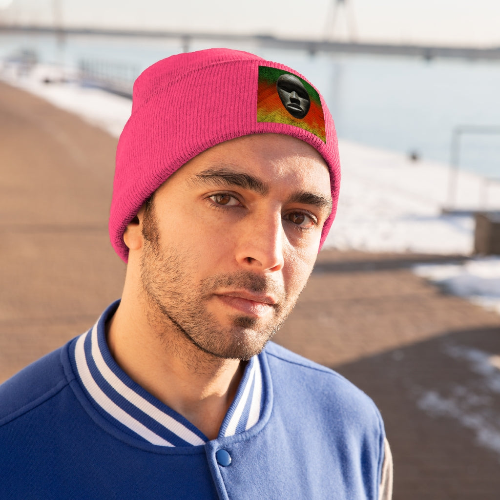 African Mask - Knit Beanie