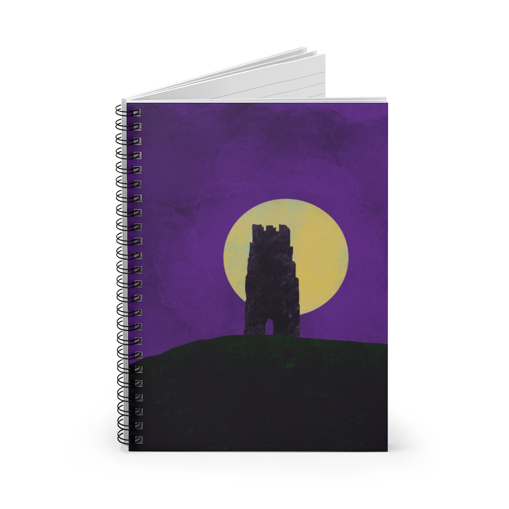 Night Tower - Spiral Notebook - Ruled Line