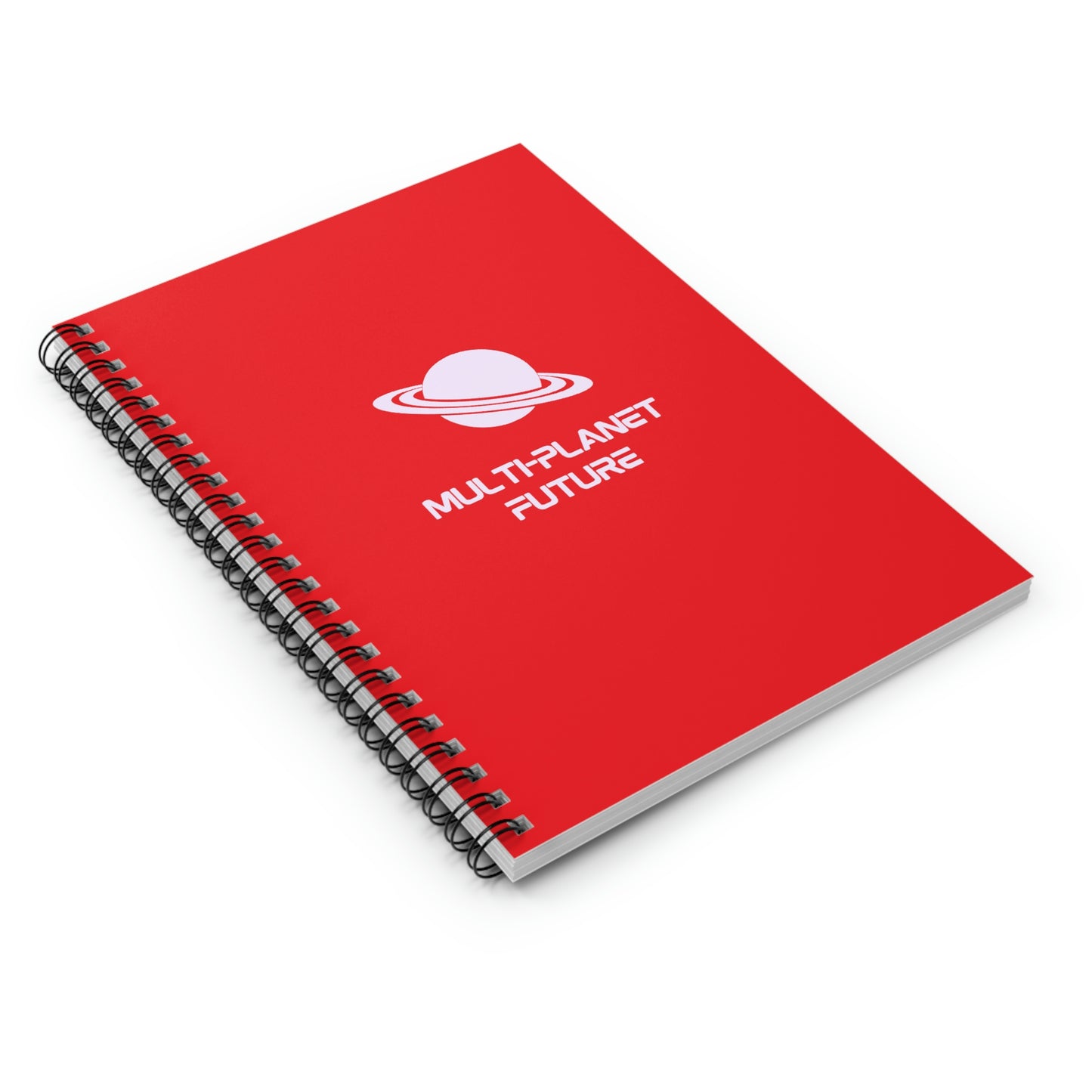 MULTI-PLANET FUTURE - Spiral Notebook - Ruled Line