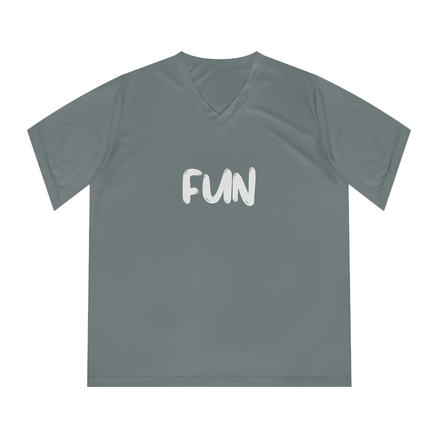 Women's Performance V-Neck T-Shirt - FUN