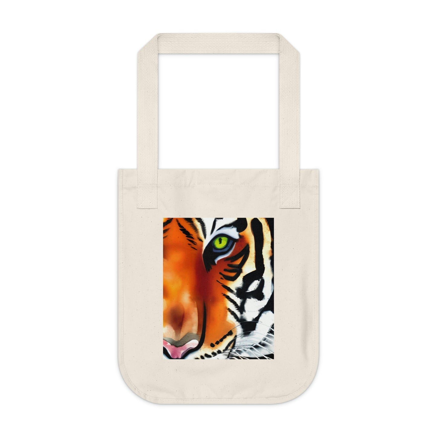 TIGER - Organic Canvas Tote Bag