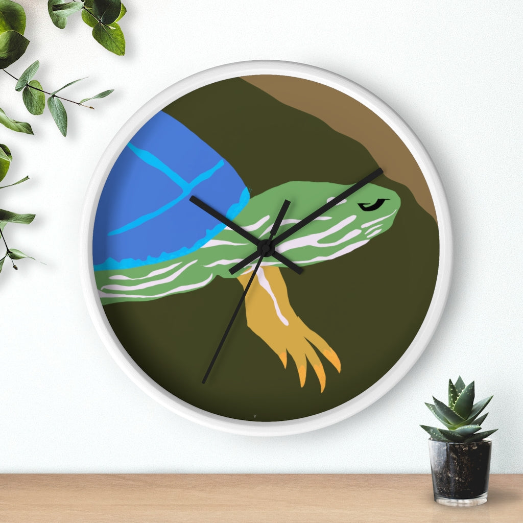 Turtle Wall clock (Earth Tones)