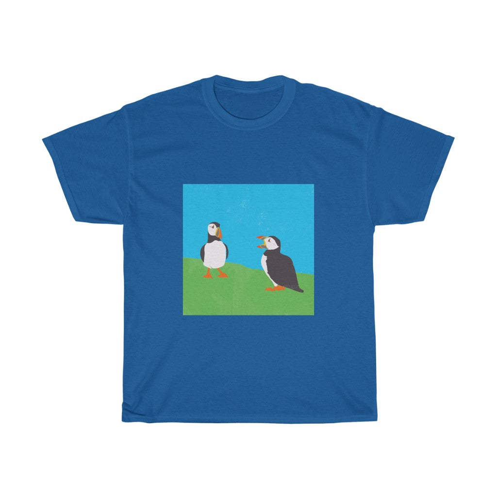 Puffins Shirt - Unisex Heavy Cotton Tee