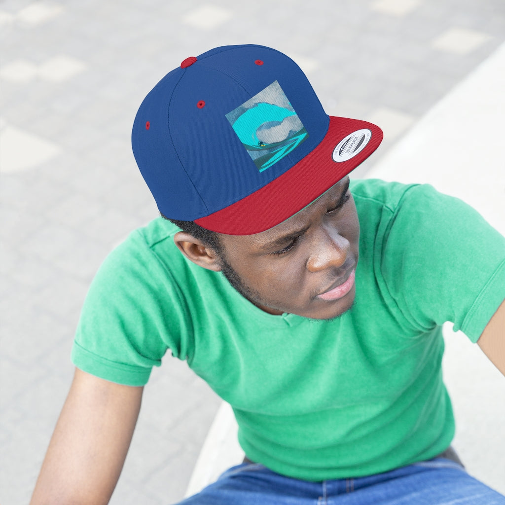 Surfing - Unisex Flat Bill Hat